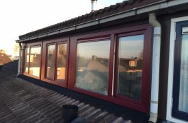 Renovatie van kozijnen van dakkapel met kunststof kozijnen in Woerden