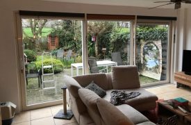 Hefschuifdeuren in kunststof binnenaanzicht